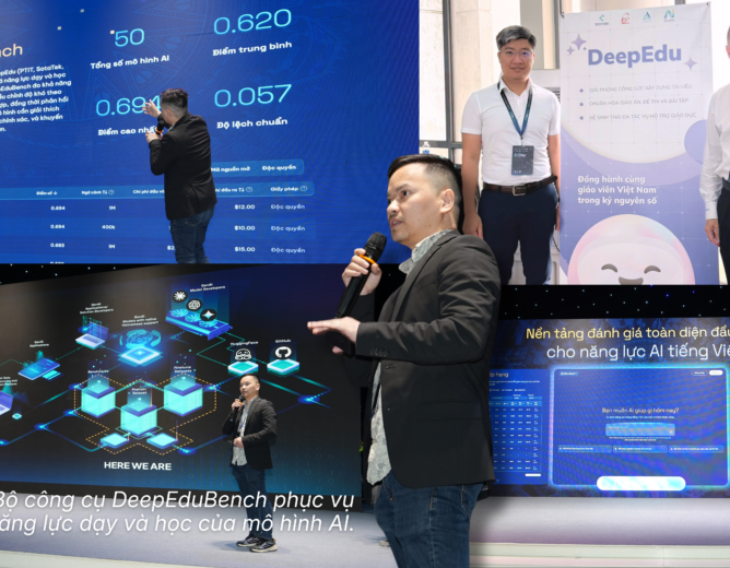 Công bố Bộ công cụ DeepEduBench phục vụ đánh giá năng lực dạy và học của mô hình AI trong tiếng Việt