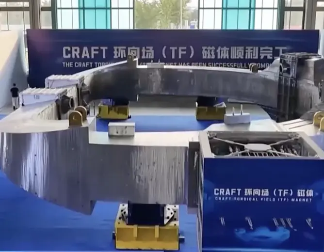 Nam châm siêu dẫn lớn nhất thế giới cho lò nhiệt hạch